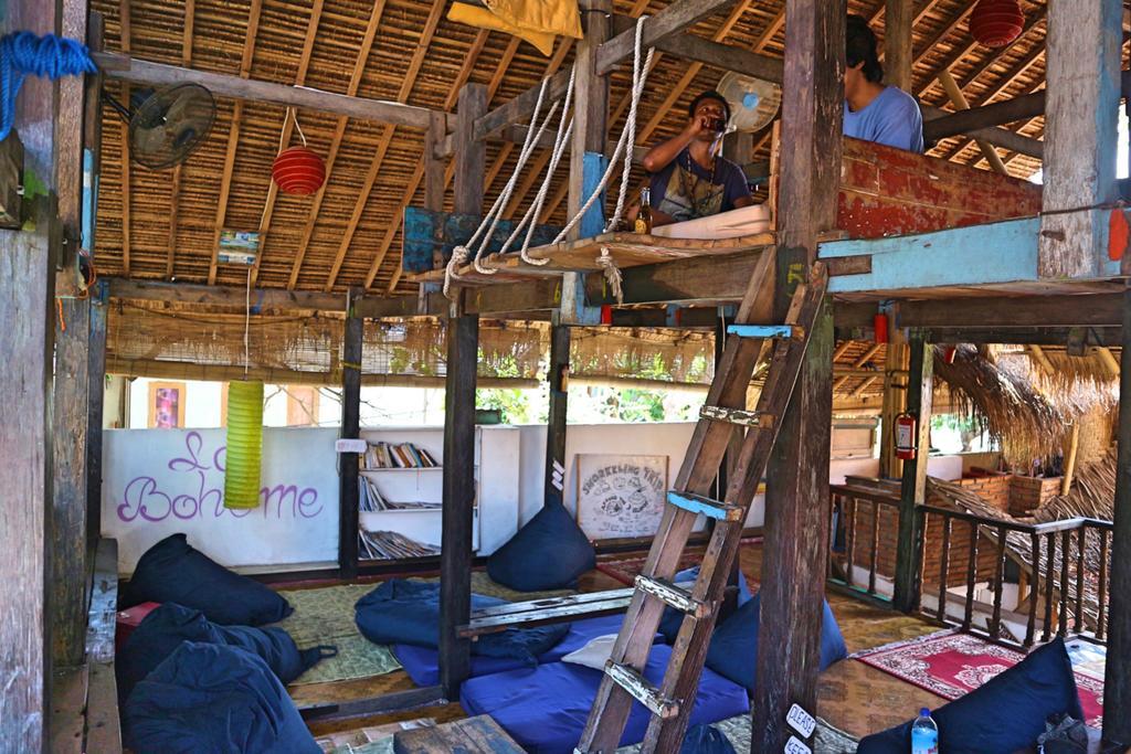 Gili La Boheme Hostel Gili Trawangan Exterior photo
